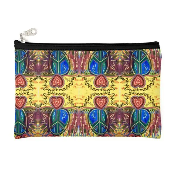Peace Inspired Design Pouch Bag by Owen